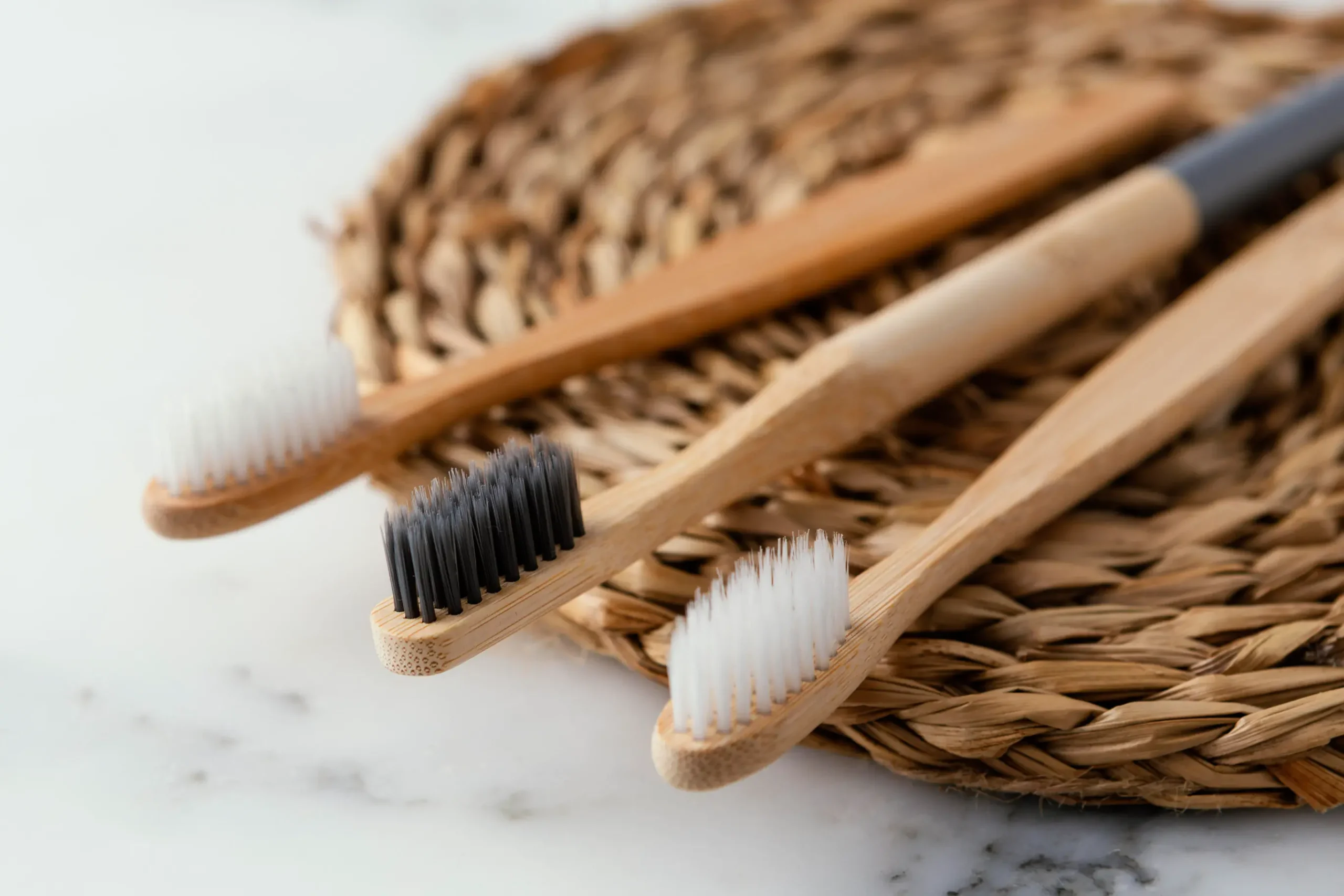 3 cepillos de bambu